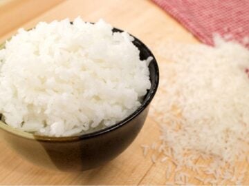 A bowl of jasmine rice